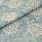 SINGER Batik Cadet Blue Sunflower Cotton Fabric
